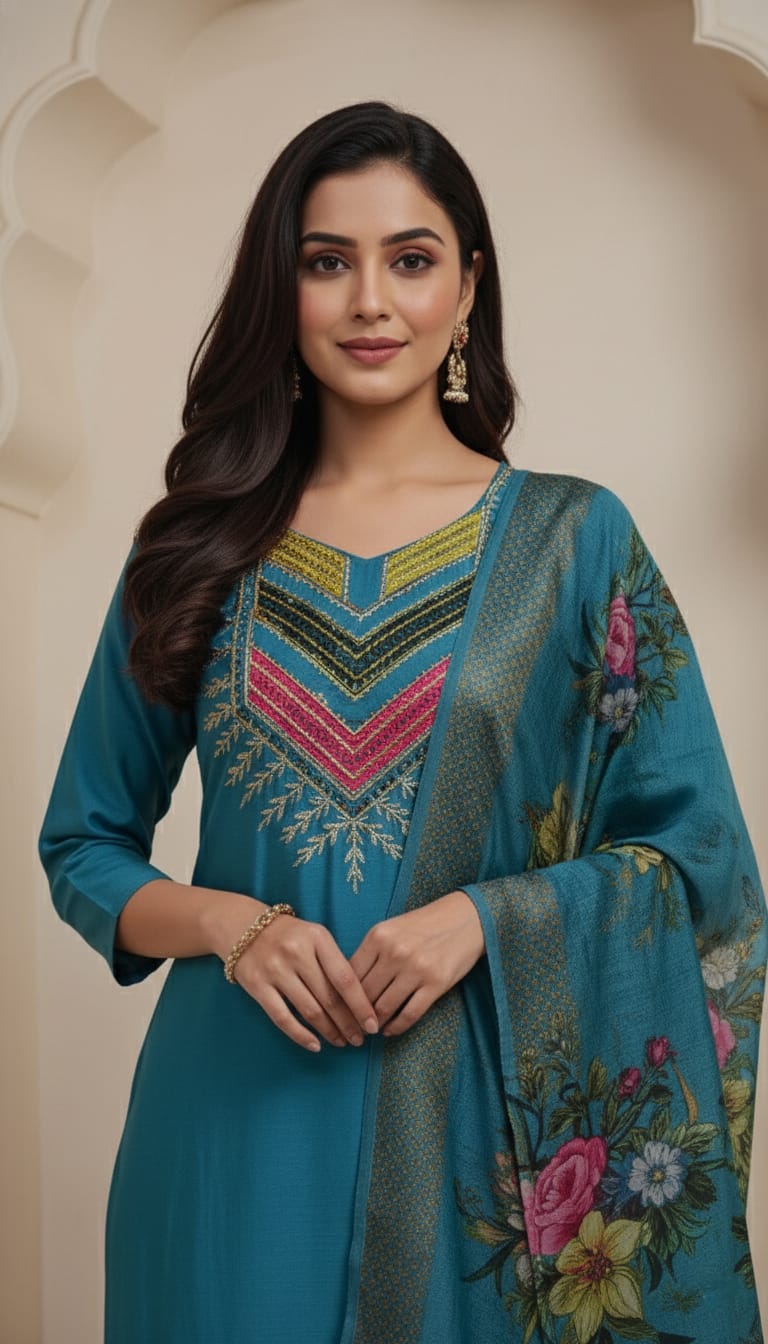 kurta with dupata