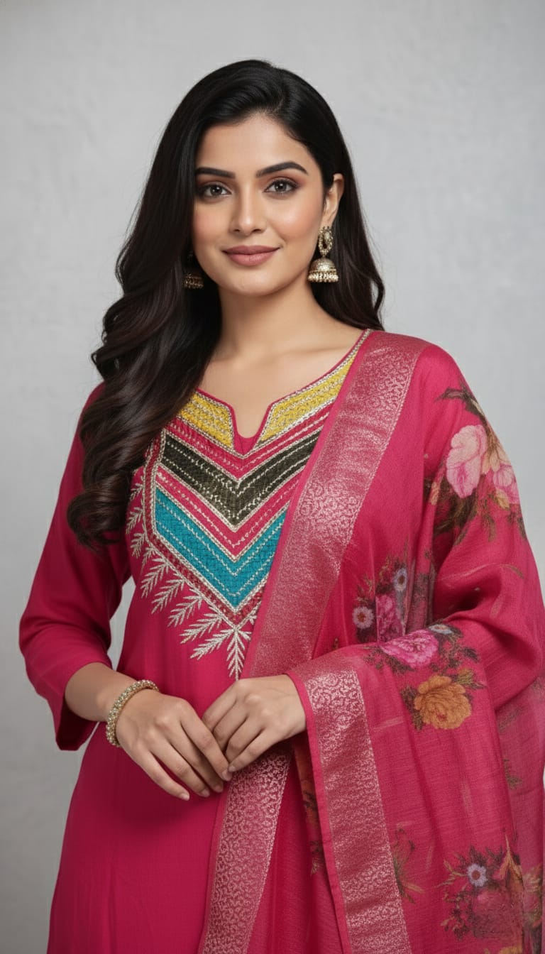 kurta with dupata