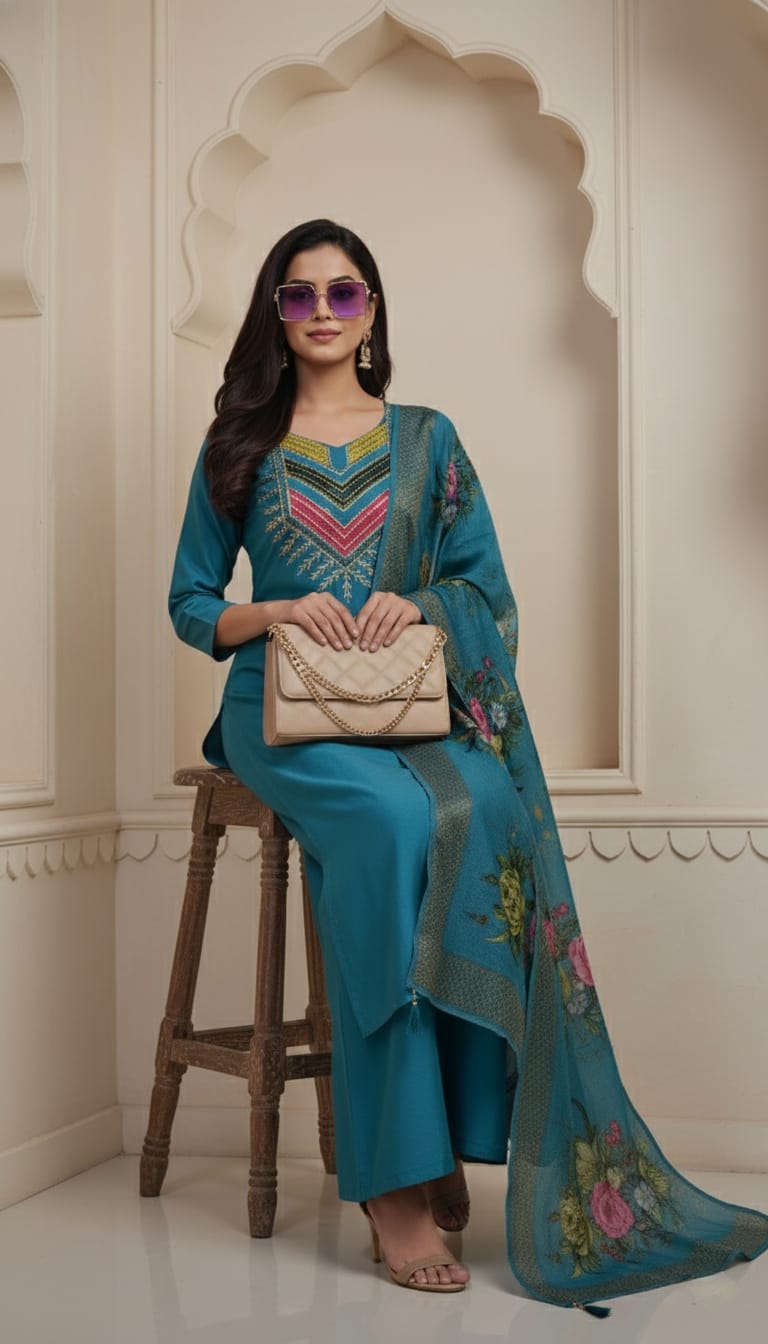 kurta with dupata
