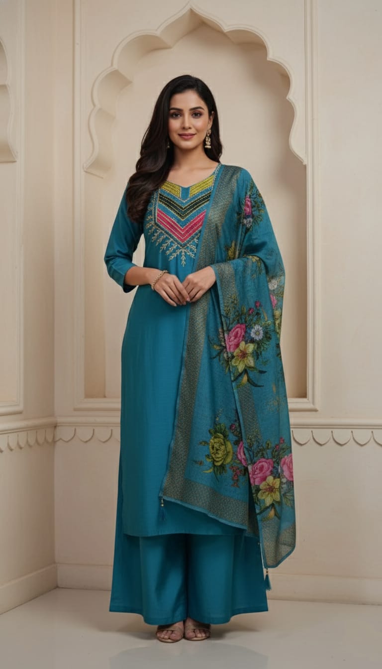 kurta with dupata