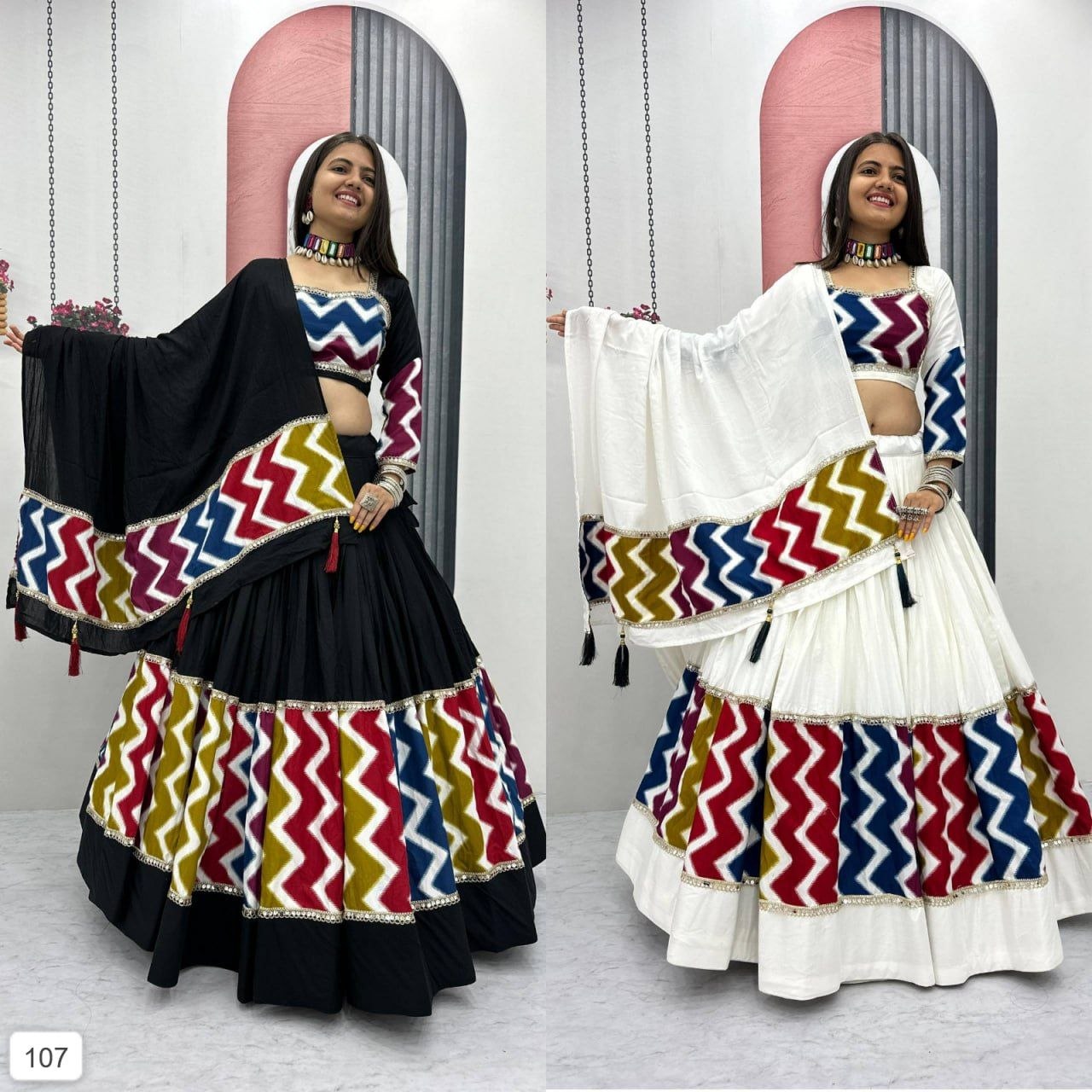 NF-274-Navratri Special Pure Cotton Lehenga Choli