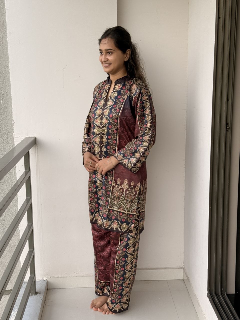 Cord Set for Women Cotton Stylish Poly Rayon
