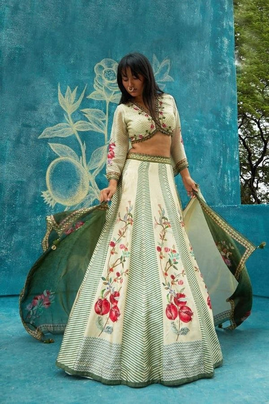 VIBHUTI-Digital Printed Lehenga choli