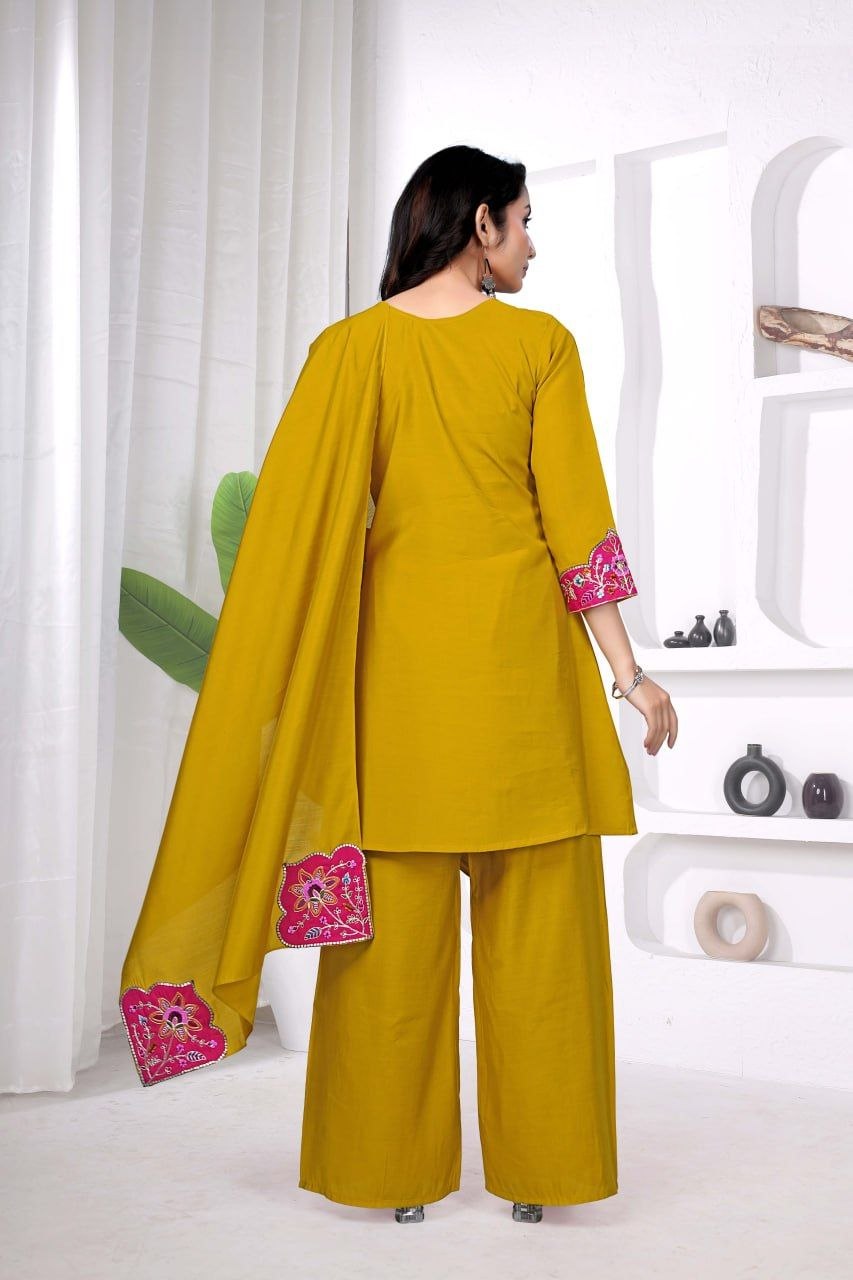SUMAN- KURTI  WITH PANT & DUPATTA