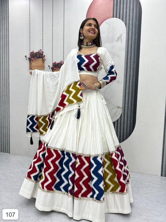 NF-274-Navratri Special Pure Cotton Lehenga Choli