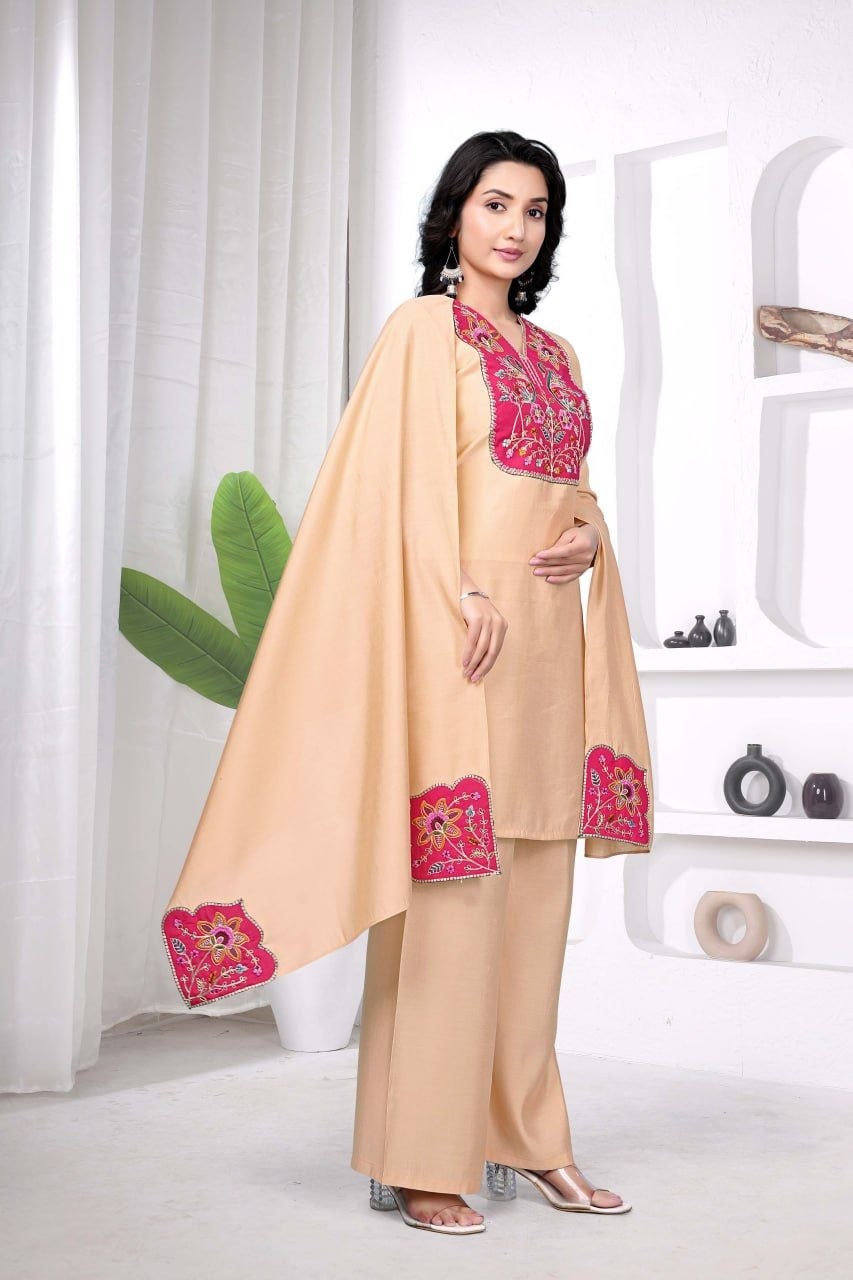 SUMAN- KURTI  WITH PANT & DUPATTA