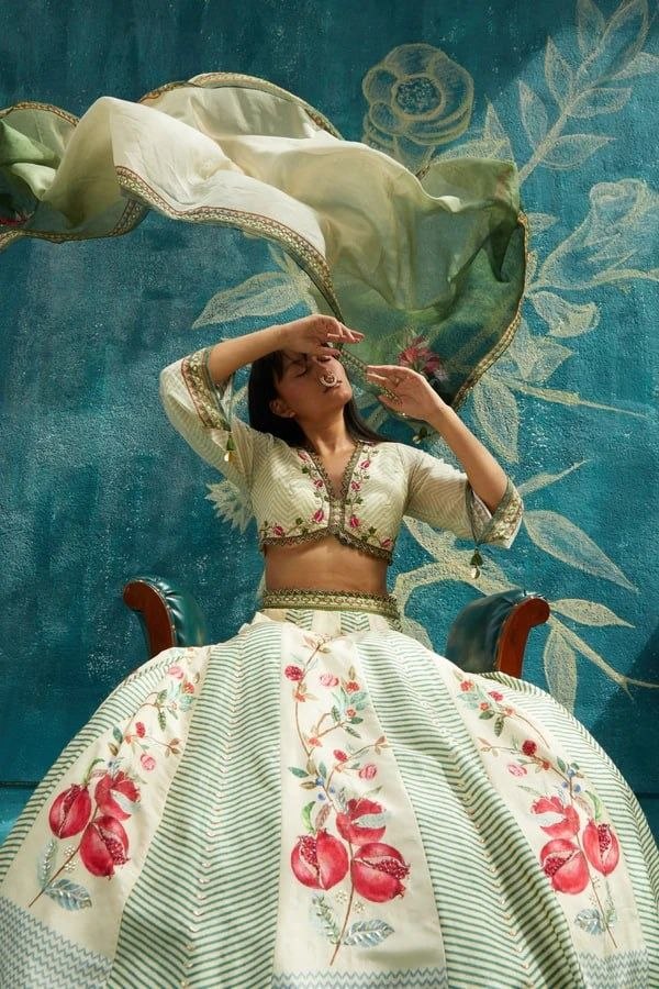 VIBHUTI-Digital Printed Lehenga choli