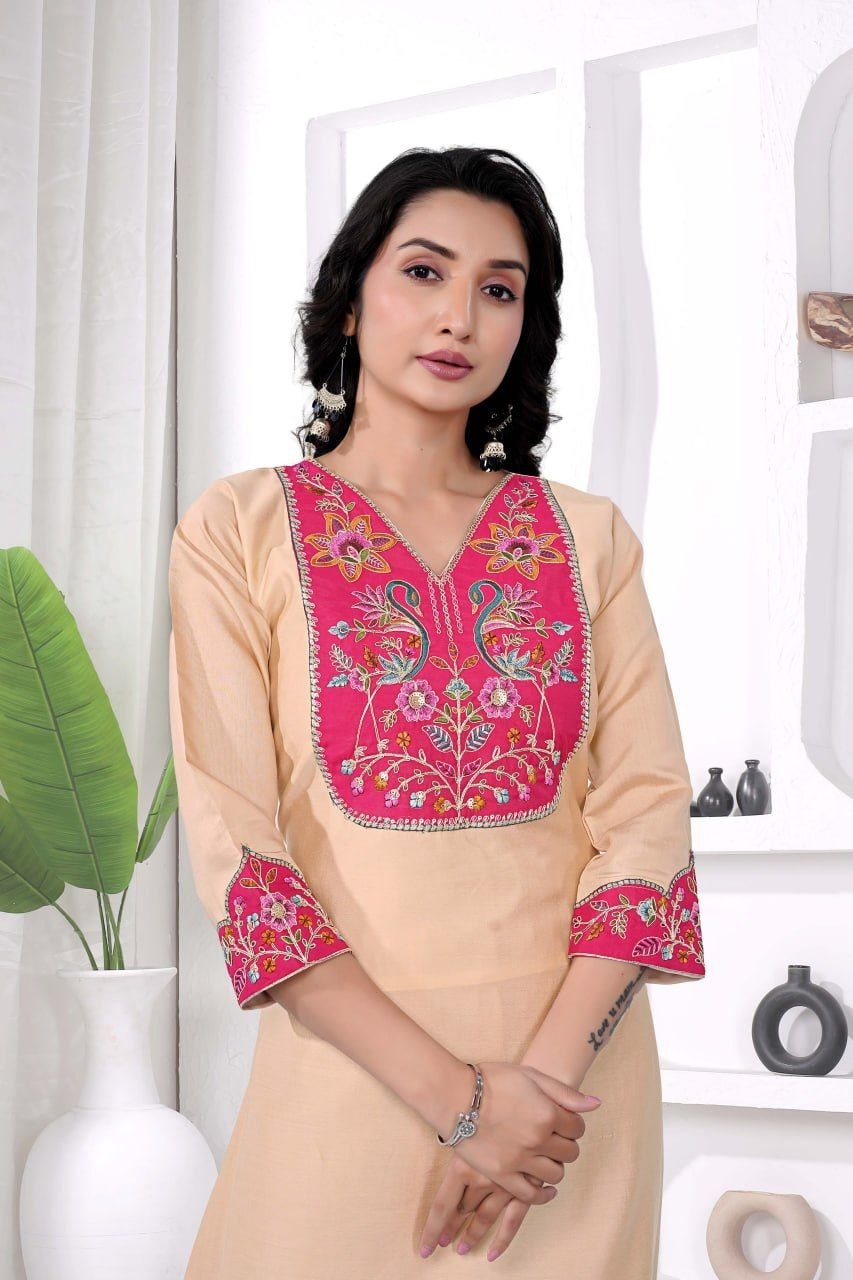 SUMAN- KURTI  WITH PANT & DUPATTA