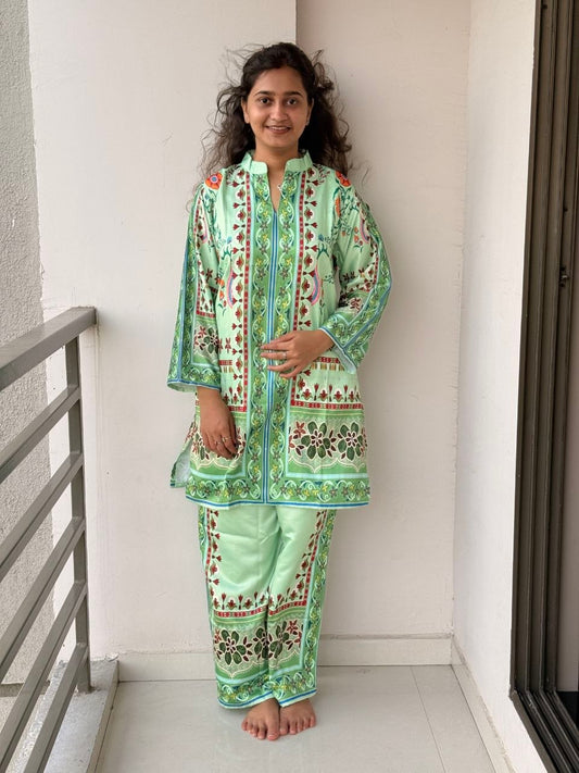 Cord Set for Women Cotton Stylish Poly Rayon