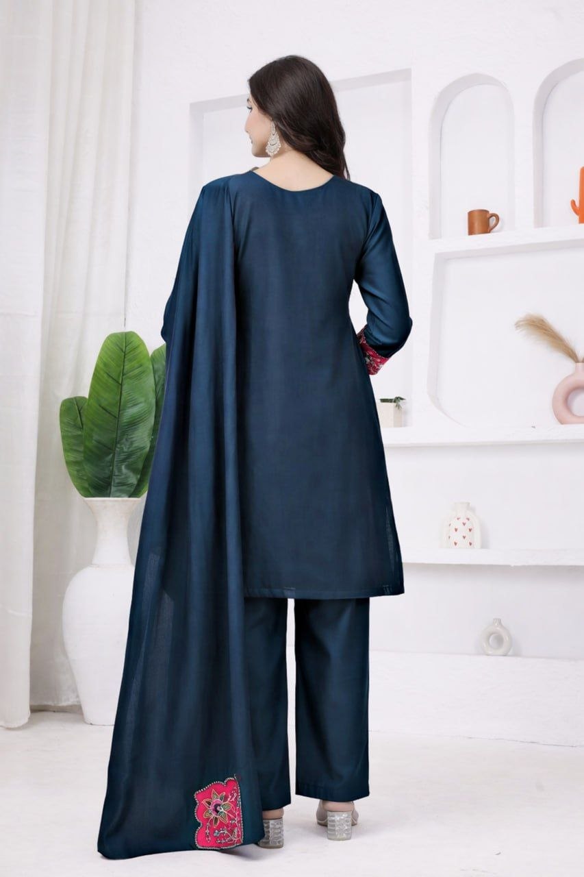 SUMAN- KURTI  WITH PANT & DUPATTA