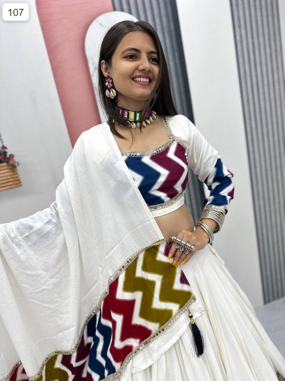 NF-274-Navratri Special Pure Cotton Lehenga Choli