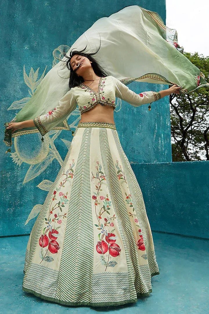 VIBHUTI-Digital Printed Lehenga choli