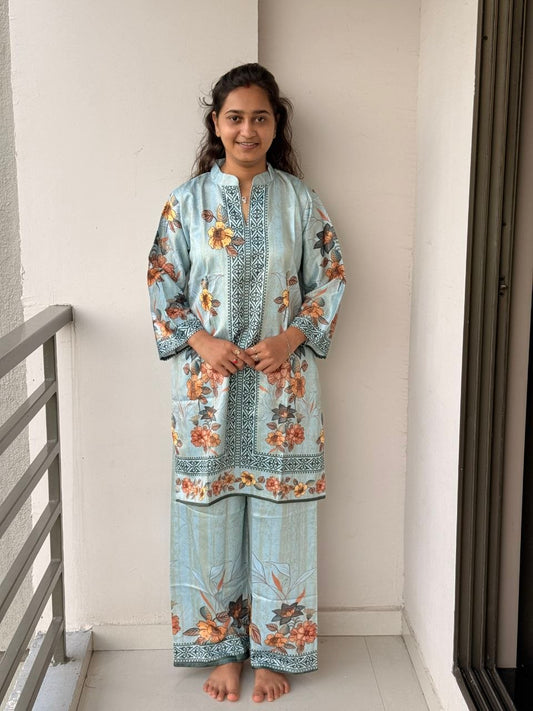 Cord Set for Women Cotton Stylish Poly Rayon